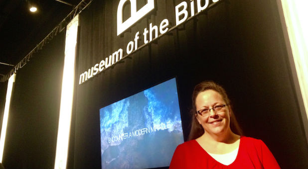 Kim Davis at the Museum of the Bible