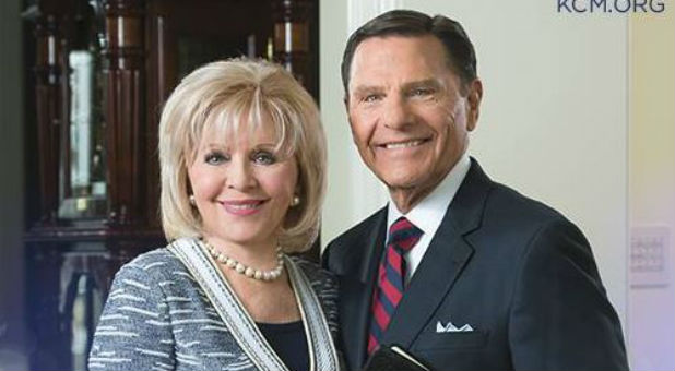 Gloria and Kenneth Copeland. Kenneth prophesied T.L. Lowery's mantle over his son, Steve Lowery.