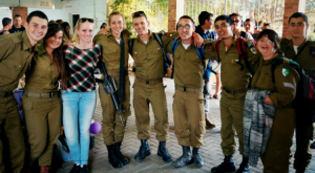 Messianic IDF soldiers at a recent conference in Israel