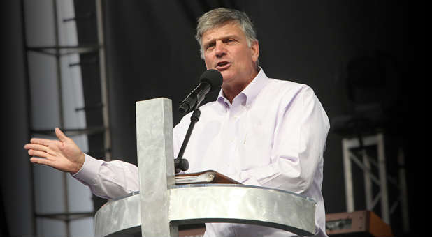 Franklin Graham sees the writing on the wall for the country.