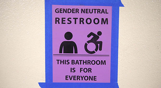 Genderless Bathroom Sign