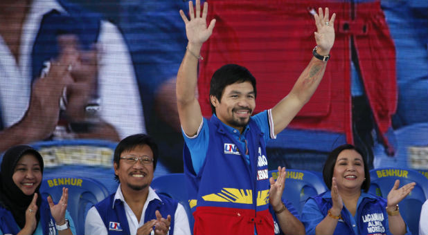 An ISIS-affiliated group threatened to kidnap Manny Pacquiao, according to reports.