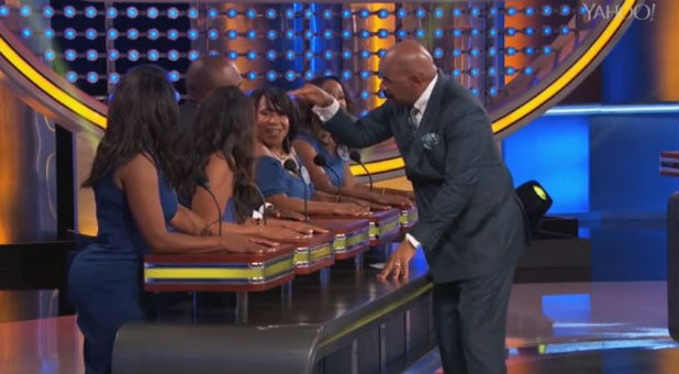 Steve Harvey is not happy with a pastor after his family's answer.