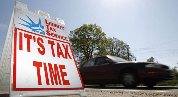 Tax Time Sign