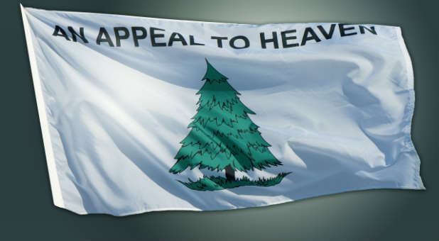 Dutch Sheets with the Appeal to Heaven banner