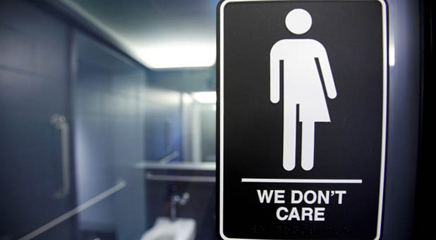 Genderless Bathroom Sign