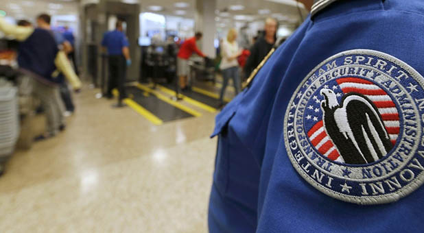 TSA Agent At Airport