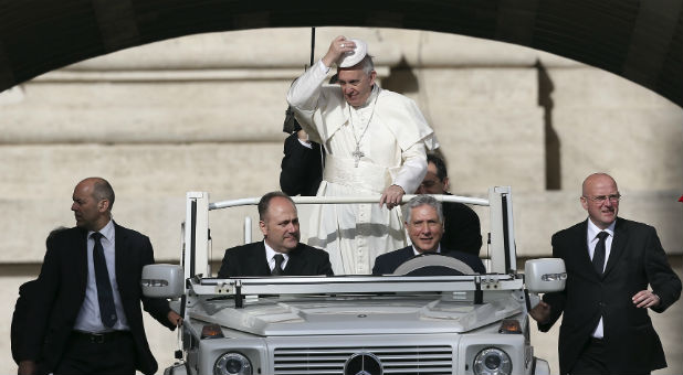 Several Pentecostal leaders met with Pope Francis.