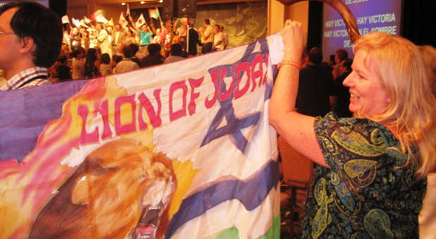 A Messianic Jewish congregation celebration