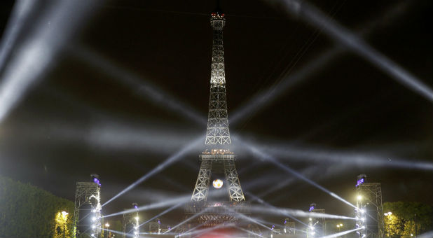 The Eiffel Tower will be lit up in rainbow colors on Monday evening in tribute to the victims of the massacre in a gay nightclub in Orlando, Florida, the mayor of Paris said.