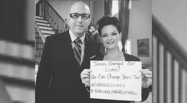 D.R. Harrison and his wife accepted Christ at the Burlington Revival.