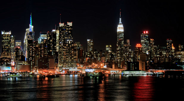 The Manhattan City Skyline