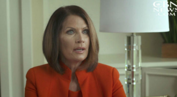 Michele Bachmann talks with CBN's David Brody