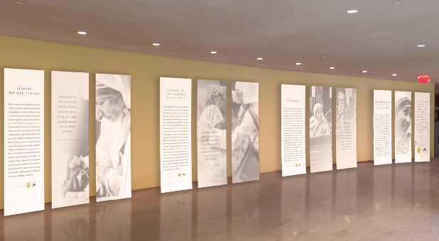 In celebration of the declaration of Mother Teresa as a saint on Sept. 4, the Permanent Observer Mission of the Holy See to the United Nations, together with ADF International, will host an exhibition dedicated to her words, witness, and works at the UN Headquarters in New York September 6-9.