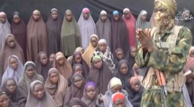 A still image from a video posted by Nigerian Islamist militant group Boko Haram on social media