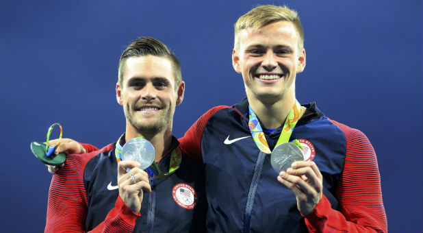 Olympic divers David Boudia and Steele Johnson