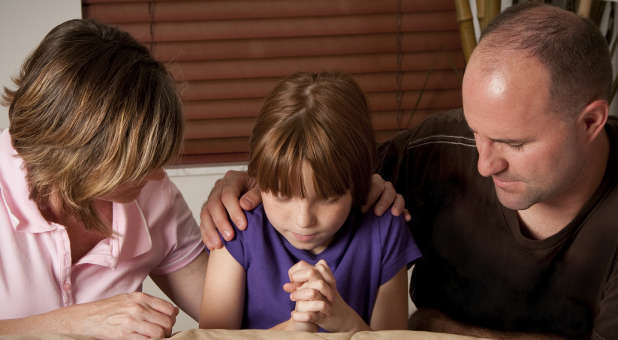 Many parents teach their children to pray the