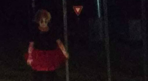 One of the creepy clowns in Kentucky.