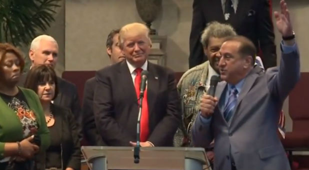 Frank Amedia with Donald Trump
