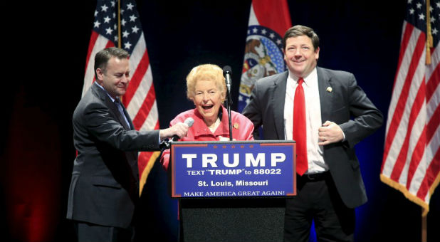 Phyllis Schlafly supported Donald Trump in his bid for the White House.