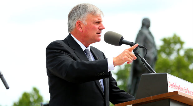 Franklin Graham called out the government for military spending on sex-reassignment surgeries.