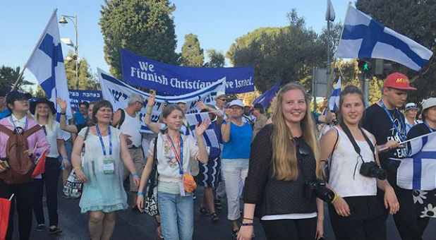 Finnish Christians celebrate Israel.