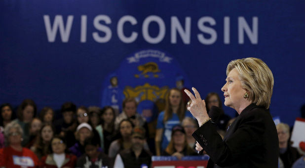 U.S. Democratic presidential candidate Hillary Clinton speaks at a campaign event in Milwaukee