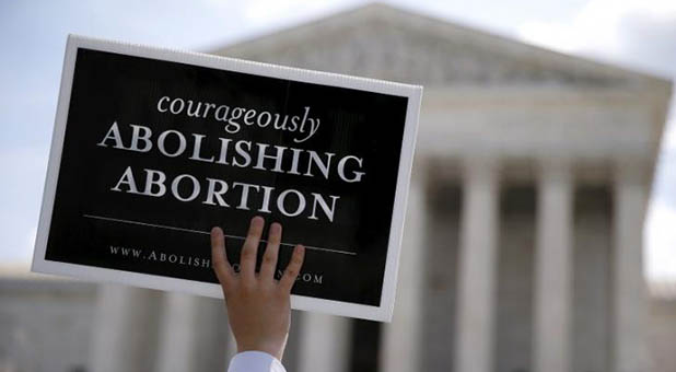 Abortion Protest at U.S. Supreme Court