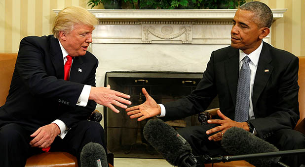 President-Elect Trump and President Obama