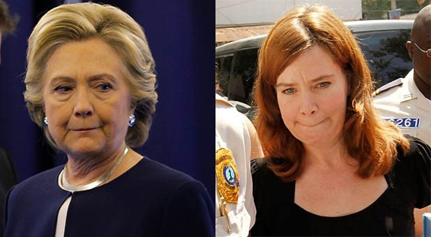 Hillary Clinton and Laura Silsby