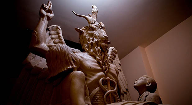 Satanic Temple Statue