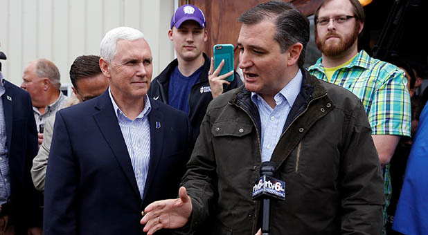 Ted Cruz and Mike Pence