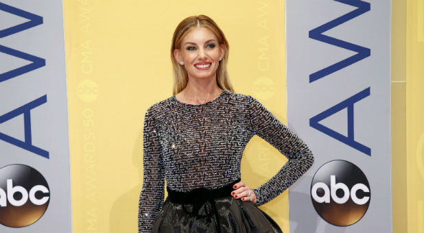 Faith Hill arrives at the 50th Annual Country Music Association Awards in Nashville