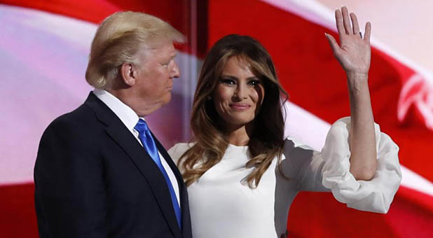 President-elect Donald Trump and First Lady-to-be Melania Trump