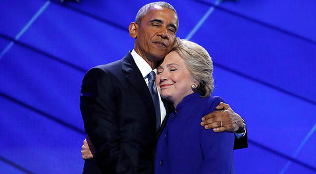 President Obama and former Secretary of State Clinton