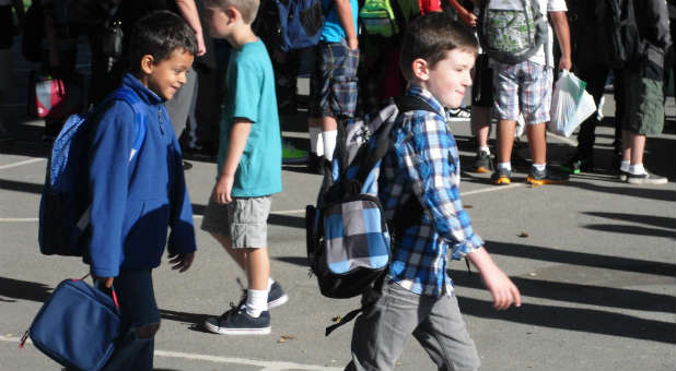 Children attend Point Defiance Elementary School.