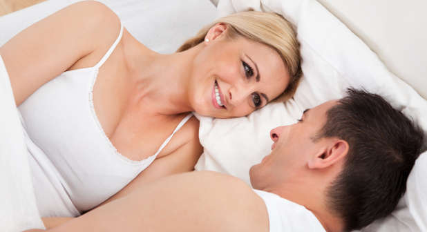 Married couple in bed