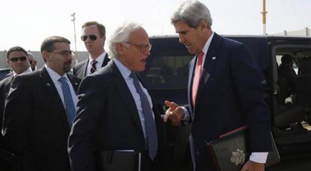 Ambassador Martin Indyk and Secretary of State John Kerry