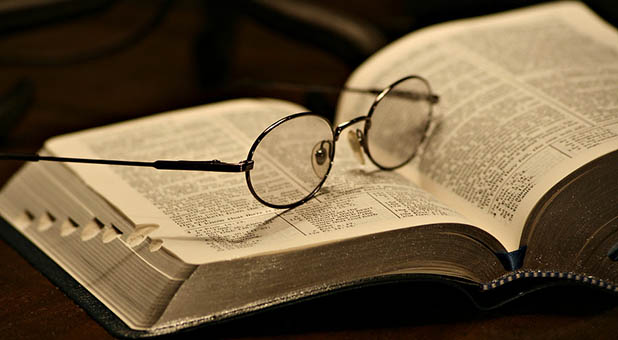 Bible and Glasses