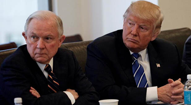 President-elect Donald Trump and Attorney General-designate Jeff Sessions
