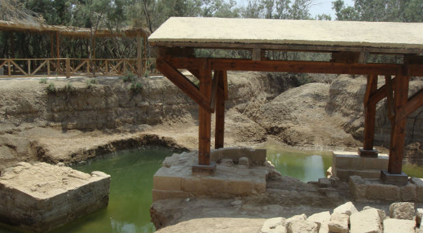 The site where many believe John the Baptist baptized Jesus.