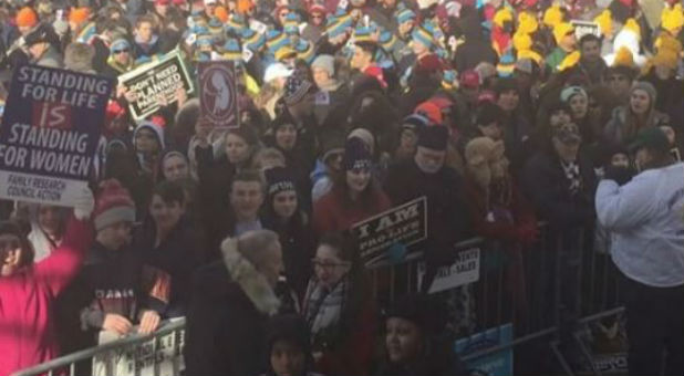 Participants in the 2017 March for Life.