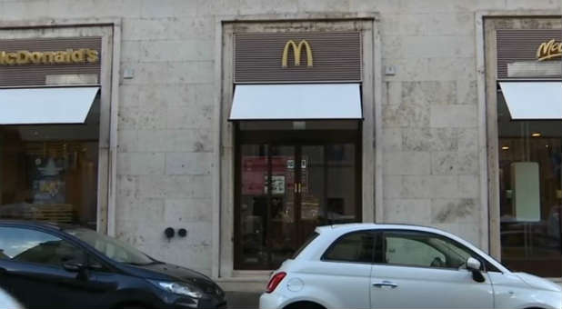 Purists are upset after a McDonald's opened near the Vatican.