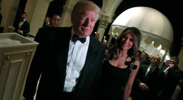 President-elect Donald Trump and Melania Trump