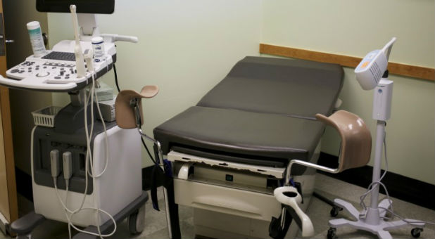 An exam room at the Planned Parenthood South Austin Health Center