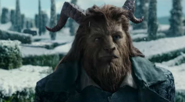 Dan Stevens as the Beast in 'Beauty and the Beast'