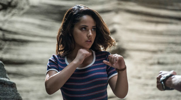 Becky G plays Trini in the new 'Power Rangers' film.