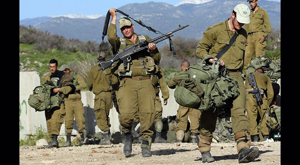 IDF Soldiers Near Lebanese Border