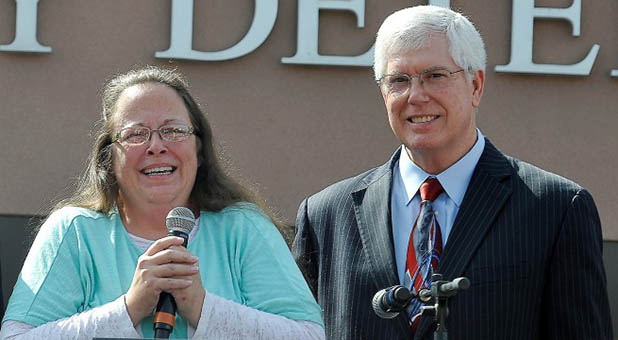 County Clerk Kim Davis and Liberty Counsel's Mat Staver