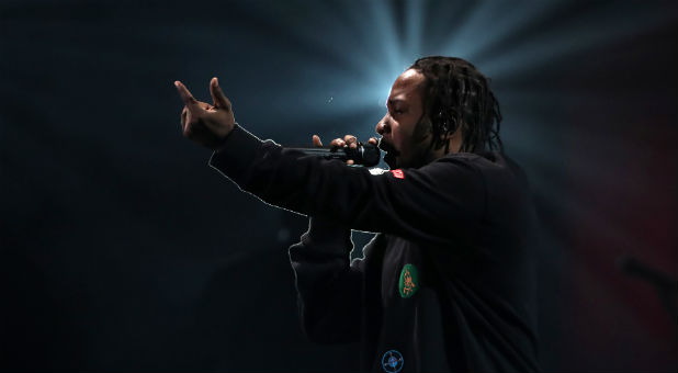 Kendrick Lamar performs at the Global Citizen Festival at Central Park in Manhattan